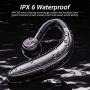 Bluetooth Earpiece for Cell Phone, Timmkoo S60 Single Ear Hands-Free Wireless Bluetooth Headset with Mic Apt-X CVC8.0 for iPhone, Samsung, Android, PC, Laptop, Tablet, TVs (Black)