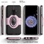 Samsung Galaxy S9 Case - eSamcore Ring Holder Kickstand Cases + Dashboard Magnetic Phone Car Mount [Rose Gold]