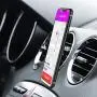 Aduro Cell Phone Ring Holder, 3 in 1 Universal Phone Ring Stand Car Holder, Finger Grip Phone Holder for iPhone, Samsung Phone and Smartphones (Silver)