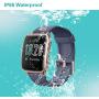 Willful Smart Watch for Men Women 2020 Version IP68 Waterproof, Fitness Tracker Heart Rate Monitor Sport Digital Watch, Smartwatch for Android Phones and iOS Phones Compatible iPhone Samsung (Blue)