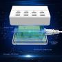 USB Charger, HITRENDS 8 Ports Charging Station 50W/10A Multi Port USB Charging Hub for Multiple Devices (5ft Cord, White)