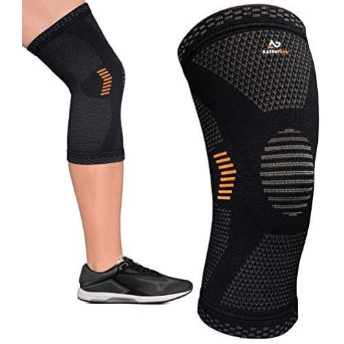 AetherGear Knee Compression Sleeve Knee Brace for Sports, Running, Weightlifting, Arthritis and Knee Pain, Knee Braces for Men and Women with Superior Knee Support and Comfort (Medium)