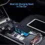 3-Socket Cigarette Lighter Quick Charge 3.0, Qidoe 120W 12V/24V Car Splitter and Three 2.4A USB Car Charger & LED Voltmeter Power Switch for GPS, Dash Cam, Sat Nav, Phone, iPad, Tablet (Blue) 3-Socket Cigarette Lighter Quick Charge 3.0, Qidoe 120W 12V/24V Car Splitter and Three 2.4A USB Car Charger & LED Voltmeter Power Switch for GPS, Dash Cam, Sat Nav, Phone, iPad, Tablet (Blue)
