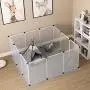 MAGINELS Pet Playpen Puppy Crate Kennel Rabbit Fence Panels Exercise Pen Cage Yard Large Portable Foldable for Small Animals Rat MAGINELS Pet Playpen Puppy Crate Kennel Rabbit Fence Panels Exercise Pen Cage Yard Large Portable Foldable for Small Animals Rat