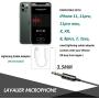 PoP voice Professional Lavalier Lapel Microphone Omnidirectional Condenser Mic for iPhone Android Smartphone,Recording Mic for Youtube,Interview,Video