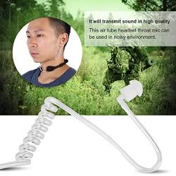 Universal Headset,3.5mm PTT Throat Mic Earpiece Anti Radiation Covert Air Acoustic Tube Headset for Mobile Phone for Samsung