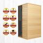 Medical Sauna 4 Full Spectrum | Home Sauna - 2 Person Indoor Infrared Sauna Spa | Oxygen Ionizer, Chromatic Light Therapy, Hot Yoga | Audio System | Full Spectrum, Carbon Heaters | Luxury Sauna