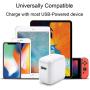 iPhone Charger iPad Charger, 2.4A 12W USB Wall Charger Foldable Portable Travel Plug and Fast Charging Cable (6 Ft) Compatible with iPhone,iPad