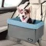 JESPET Dog Booster Seats for Cars, Portable Dog Car Seat Travel Carrier with Seat Belt for 24lbs Pets JESPET Dog Booster Seats for Cars, Portable Dog Car Seat Travel Carrier with Seat Belt for 24lbs Pets