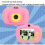 Mini Digital Camera for Kids Rechargeable Photo/Video Action Camcorder 12 MP 1080P with 2 Inch HD Screen, Front and Rear Dual Cameras Support TF Card for Boys Girls Birthday
