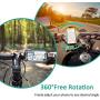 Bovon Bike Phone Mount, 360°Rotatable Adjustable Universal Silicone Motorcycle Phone Mount Bicycle GPS Units Holder, Compatible with iPhone 11 Pro Max/X/XS MAX/XR/8/8 Plus, Samsung S20/S10/S10e