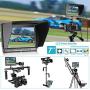 Neewer F100 7-inch 4k 1280x800 IPS Screen Camera Field Monitor with 1 Mini HDMI Cable for BMPCC,AV Cable for FPV, 16:10 or 4:3 Adjustable Display Ratio for DSLR and Camcorder(Battery NOT Included)