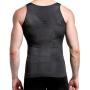 GKVK Mens Slimming Body Shaper Vest Shirt Abs Abdomen Slim