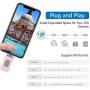 USB Flash Drive 128G, USB Memory Stick 128GB Jump Drive Thumb Drive 3.0 Flash Drive Compatible for iPhone/iPad/PC/Android Password/Touch ID Protected Flash Drive for iOS/iPhone (128G Pink)