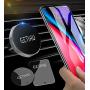 GETIHU Car Phone Mount Universal Air Vent Magnetic Cell Phone Holder for iPhone X 8 7 6s 6 5s 5 Plus Samsung HTC Motorola BlackBerry Smartphone GPS Stand(Silver)