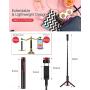 Selfie Stick Tripod, BlitzWolf Lightweight Aluminum All in One Extendable Phone Tripod for Gopro Dslr Camera, Selfie Stick with Wireless Remote for iPhone 11 Pro/XS Max/XS/XR/X/8/7/6, Galaxy S10/S9/S8