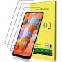 QHOHQ Screen Protector for Samsung Galaxy A11/Galaxy M11, [3 Pack] Tempered Glass Film, 9H Hardness - 2.5D Edge - No Bubbles - Anti-Fingerprint - Anti-Scratch