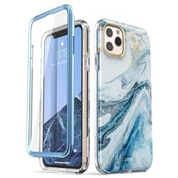 i-Blason Cosmo Series Case for iPhone 11 Pro Max 2019 Release, Slim Full-Body Stylish Protective Case with Built-in Screen Protector (Blue)