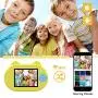 Kids Camera, LifeBasis 12MP HD Child Digital Photo Video Camera WiFi Wireless Connection, 2.0 inch Screen Mini Cartoon Camcorder Rechargeable Shockproof Camera for Kids Gifts with 16G TF Card
