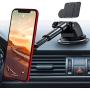 andobil Magnetic Phone Car Mount, 360° Rotation Universal Dashboard Windshield Cellphone Holder Hands-Free Suction Phone Stand Compatible iPhone SE 11 Pro Max/XR/6/7/8 Plus, Samsung Note S9/S10e/a20