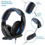 SADES SA816 Gaming Headset with Microphone Over-Ear Gaming 3.5 Headphones for PS4 /PC/Controller