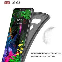 Sucnakp LG G8 ThinQ Case,LG G8 Case TPU Shock Absorption Cell Phone Cases Technology Raised Bezels Protective Cover for LG G8 Case (TPU Gray)