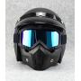 MOCHOEL Motorcycle Goggles Mask, Tactical Glasses for Outdoor Airsoft CS Snowmobile Skiing Riding Motocross Cycling Anti-Fog Windproof UV400 Safety Protection Halloween/Costume Ball
