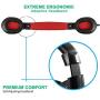 Gaming Headset,DLAND 3.5mm Wired Bass Stereo Noise Isolation Gaming Headphones with Mic for Laptop Computer, Cellphone, PS4 and so on- Volume Control (Black and Red)