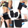 OUTERDO Arm and Thigh Trimmers for Women & Men(4 Piece Kit) Body Exercise Wraps Adjustable to Lose Fat Reduce Cellulite and Improve Sweating, Slimmer Kit-Toned Muscles Natural Fat Burning