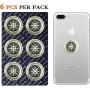 EMF Protection Sticker for Smartphone - Anti-Radiation Shield for Phone, Laptop, Tablet, Microwave, Kindle- Blocks Radiation Neutralizer- Fashionable Bumper Sticker- Healthier Environment (Silver)
