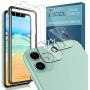 [4 Pack] TOCOL for iPhone 11 (6.1 inch) 2 Pack Tempered Glass Screen Protector and 2 Pack Tempered Glass Camera Lens Protector HD Clear Bubble Free Case Friendly 9H Hardness