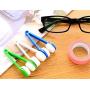 Microfiber Spectacles Cleaner Brush Lens Clothes Sunglasses Mini Eyeglass Cleaning Tool Mobile Phone Cleaning Soft Wipes Clip Keyrings Gift 7 * 2.5cm,Random Color (3pcs)