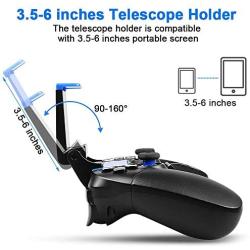 Mobile Game Controller, PowerLead PG8718 Wireless 4.0 Game Controller Compatible with iOS Android iPhone iPad Samsung Galaxy(Blue)