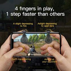 Video Game Controller, Juvenile Shoulder Gamepad Joystick for Gamepad Trigger Fire Button Aim L1 R1 Key Shooter Controller for Mobile Phone Game Pad-one_Color-