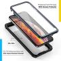 iPhone Xs Max Case - FITFORT Full Body Rugged Case with Built-in Touch Sensitive Anti-Scratch Screen Protector, Ultra Thin Clear Shock Drop Proof Impact Resist Extreme Durable Protective Cover iPhone Xs Max Case - FITFORT Full Body Rugged Case with Built-in Touch Sensitive Anti-Scratch Screen Protector, Ultra Thin Clear Shock Drop Proof Impact Resist Extreme Durable Protective Cover