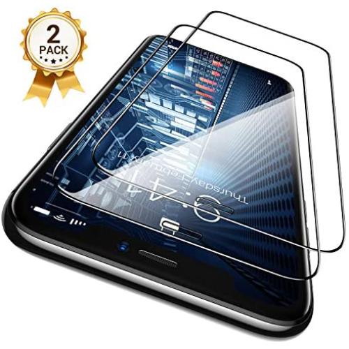 CASEKOO [Military Grade Shatterproof] Compatible with iPhone 11 Pro Max Screen Protector, iPhone Xs Max Screen Protector Made of Protective SCHOTT Glass for iPhone 11 Pro Max/Xs Max 6.5 - (2 Pack)