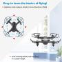 tech rc Mini Drone with Camera FPV Live Video Wifi Quadcopter, Easy Control with Headless Mode, Altitude Hold, Long Flight Time with 2 Batteries, App Control Available Toy Drone for Kids and Beginners