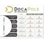 DocaPole 6-24 Foot Extension Pole - Multi-Purpose Telescopic Pole // Light Bulb Changer // Paint Roller // Duster Pole // Telescoping Pole for Window Cleaning, Gutter Cleaning, and Hanging Lights