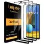 [ 3 Pack ] UniqueMe Screen Protector for LG Stylo 6 Tempered Glass [Full Coverage] Edge to Edge Protection [Case Friendly] -Black