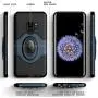 Samsung Galaxy S9 Case - eSamcore Ring Holder Kickstand Cases + Dashboard Magnetic Phone Car Mount [Navy Blue]