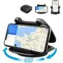 Car Phone Holder, Loncaster 360°Rotating Car Phone Mount, Silicone Dashboard Car Phone Holder Compatible for iPhone, Android Smart Phones, GPS and More Devices