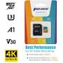5 Pack of 128GB MicroSD Card with Adapter,U3 A1 MicroSDXC Card 667X High Speed Up to 100MB/s UHS-I Micro SD 128 GB UHS-1 Memory Card for Android Smartphone Nintendo Galaxy Fire and Gopro