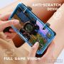 Mobile Game Controller Phone Case with Trigger for Call of Duty/Fortnite/PUBG | Portable Foldable Metal Triggers + Gaming Grip Handle | Compatible with iPhone and Android Phones
