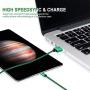 WUYA iPhone Charger MFi Certified 5 Pack - 6FT Lightning Cable Nylon Woven High Speed Data Sync Cord Compatible iPhone 11 Pro X XR max 8 7 6 6s Plus 5 SE - Color