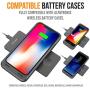 Wireless Charger, Alpatronix CX101 Quick Charge Qi Charging Pad Compatible for iPhone 11/Pro Max/XS Max/XS/XR/X/8/8 Plus, Galaxy S10 Plus/S10/S9+/S8+/Note 8, Qi-Enabled Phones (No AC Adapter) Black