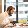 Bluetooth Headphones with Microphone, Wireless Bluetooth Headset on Ear, Noise Canceling PC Headset with Crystal Clear Sound for Cell Phones Tablet Home Office Skype, Truck Drive, Call Center