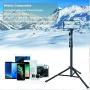 Selfie Stick Tripod, SAVEYOUR 51" Extendable Tripod Stand with Universal Phone/Pad Clip, Remote Shooting Compatible with iPhone & Android Devices, Phone Tripod for Video Shooting, Vlog, Selfie