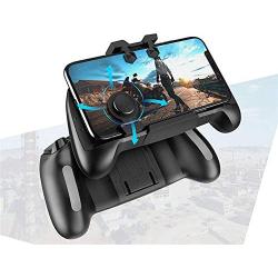 Thboxes Gaming Joystick Gamepad Mobile Phone Game Trigger Fire Button L1R1 Shooter Controller AK21 for PUBG Game Handle Holder Bracket