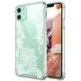 Cutebe Case for iPhone 11, Shockproof Series Hard PC+ TPU Bumper Protective Case for Apple iPhone 11 6.1 Inch Crystal Lace Design(White)