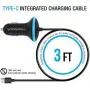 Maxboost USB Car Charger 33W with Quick Charge 2.0 Port + Build-in USB Type C Cable Compatible with iPhone XR XS Max X 8 7 6s 6, iPad, Galaxy S10 S10+ S10e 5G S9 / Plus, Note 9 and More (M-AL-TC-01)